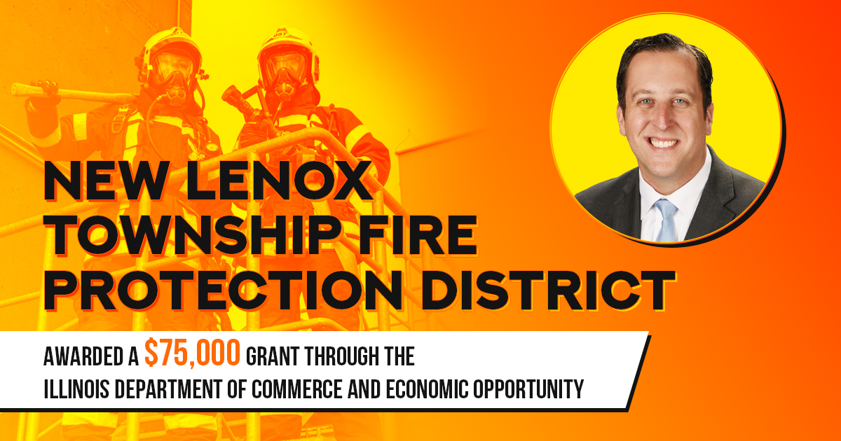 Hastings NewLenoxFire Funding Grant2025 FB